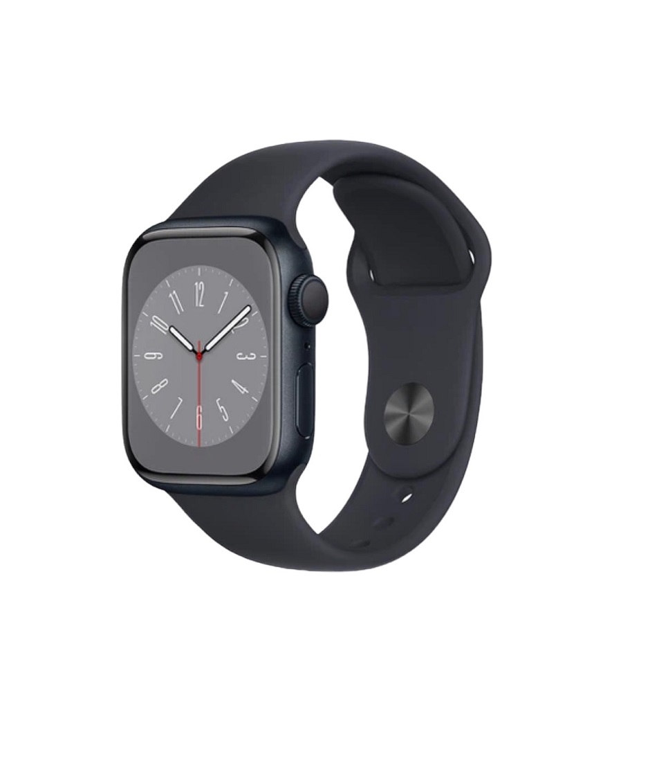 Apple Watch Series 8 GPS 41mm viền Nhôm Midnight - Dây cao su