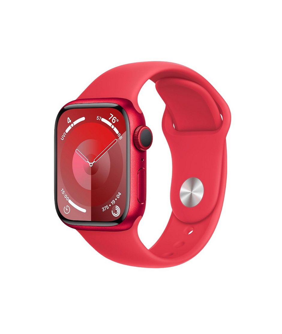 Apple Watch Series 9 GPS 45mm viền Nhôm (PRODUCT)RED - Dây cao su